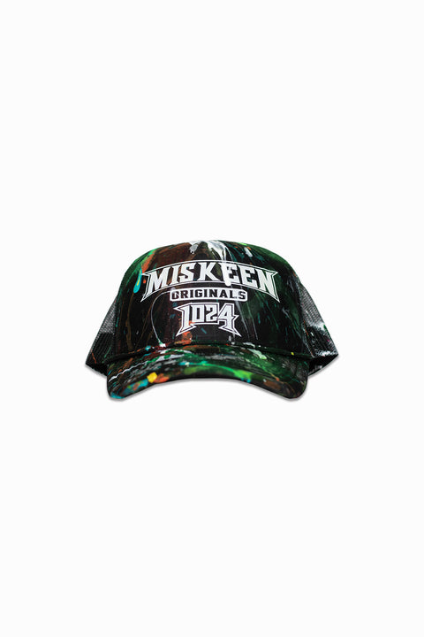 Miskeen Originals × Artful Villains One Of One Trucker Hat- Black