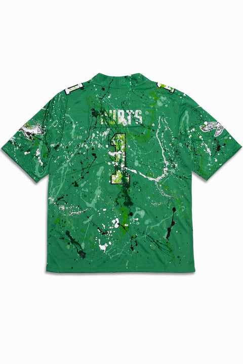 Miskeen Originals × Artful Villains One Of One Eagles Jersey- Kelly Green