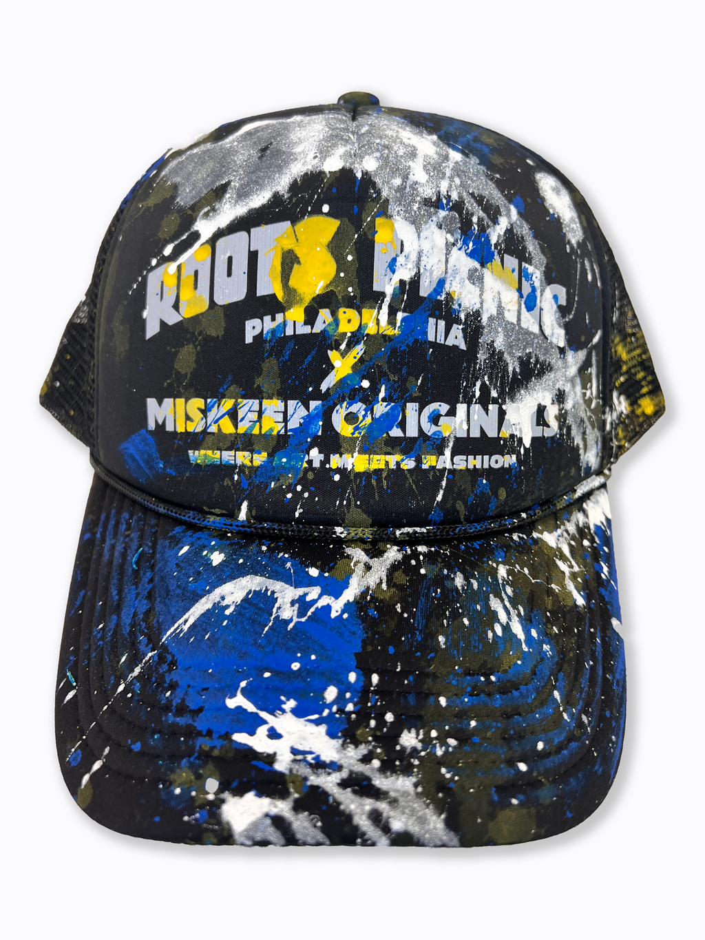 Roots Picnic X Miskeen Originals® One of One Black Trucker Hat