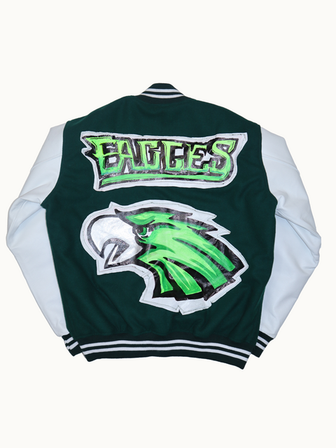 Miskeen Originals® Fly Eagles Varsity Jacket